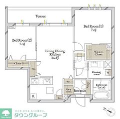 物件の間取り