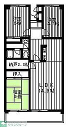 東武東上線 川越市駅 徒歩3分の賃貸マンション 14階3SLDKの間取り