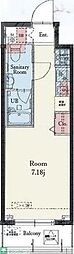 Residence IRUMA ワンルームの間取図画像