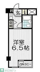 キャッスルマンション狭山祇園 1Kの間取図画像