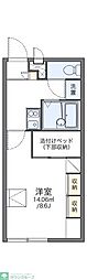 レオパレスアドミラブール 1Kの間取図画像
