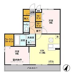 物件の間取り