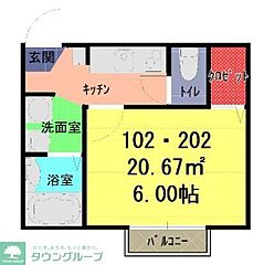 物件の間取り
