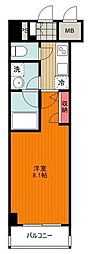 シャーメゾンステージ日野 1Kの間取図画像