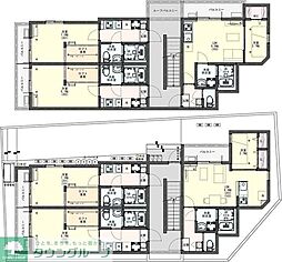KEIAI RESIDENCE八王子 1Kの間取図画像