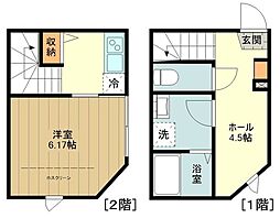 フルセイル豊田 1SKの間取図画像
