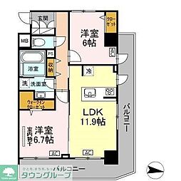 ラベレッツァフェリオ 2LDKの間取図画像