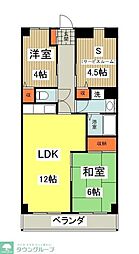 Beeハイム 2SLDKの間取図画像