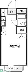 エルム・高幡 ワンルームの間取図画像