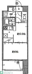 S-FORT八王子南 1DKの間取図画像