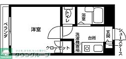 Aifort.立川 3階1Kの間取り