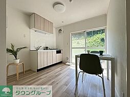 JR中央線 西八王子駅 バス5分 児童館前下車 徒歩5分の賃貸アパート 1階2DKのリビング/ダイニング