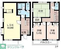 アミューズ大南A 1階3LDKの間取り