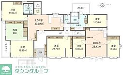 熊川428-2戸建 2階7LDKの間取り