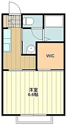 ＨＩＲＯコート 2階1Kの間取り