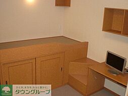 レオパレスシェルズ 2階1Kのリビング/ダイニング