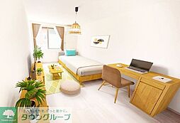 JR総武本線 稲毛駅 バス10分 園生小入口下車 徒歩7分の賃貸アパート 1階1Kのリビング/ダイニング