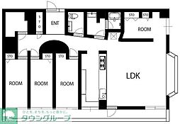 ウォンズ東千葉 2階4SLDKの間取り