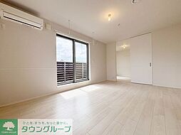 JR総武線 新検見川駅 徒歩10分の賃貸マンション 1階2LDKのリビング/ダイニング