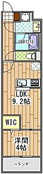 千葉市緑区おゆみ野3丁目マンション 1LDKの間取図画像
