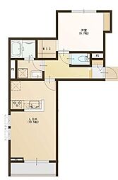 Ｐａｒｔｅｎｚａ松波さくら通り 101 1階1LDKの間取り