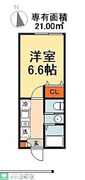 間取図画像 1K