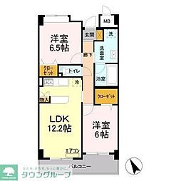 K.reizend 2LDKの間取図画像