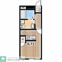 Ambition葛城 ワンルームの間取図画像