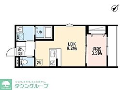 Srnit Verte 1LDKの間取図画像