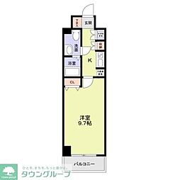willDo千葉新宿 1Kの間取図画像