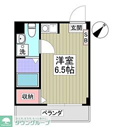 マンション・オリーブ ワンルームの間取図画像
