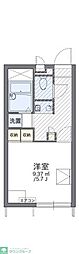 レオパレスプレミール稲毛 1Kの間取図画像
