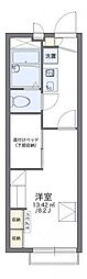 レオパレスマロン 1Kの間取図画像