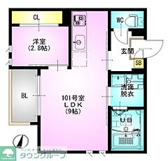 物件の間取り
