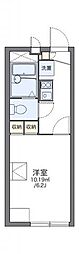 レオパレスTYヒルズ2 1Kの間取図画像