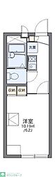 レオパレスTYヒルズ2 1Kの間取図画像