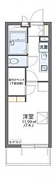 レオパレスゴールデン1 1Kの間取図画像