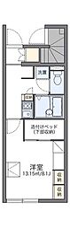 レオパレスラピュタ 1Kの間取図画像