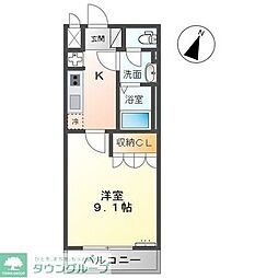 ドルチェ 1Kの間取図画像