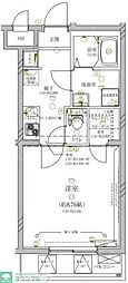 ディアレイシャス成増 1Kの間取図画像