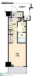 ジェノヴィア板橋本町駅前グリーンヴェール 1Kの間取図画像