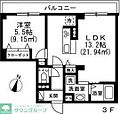 K.フラット3階11.4万円