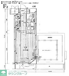 メインステージ大山 7階1Kの間取り
