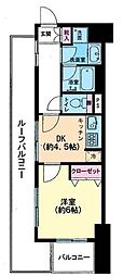 モア・クレスト上池袋 7階1DKの間取り