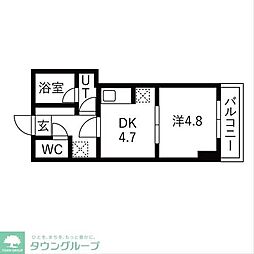 間取図画像 1DK