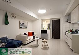 レジディアタワー上池袋 TW1914 19階1LDKのリビング/ダイニング