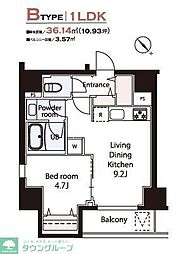 Weave Base -Asukayama Park 飛鳥山公園 4階1LDKの間取り
