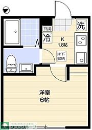 間取図画像 1K