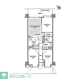 コンフォリア板橋仲宿 3LDKの間取図画像