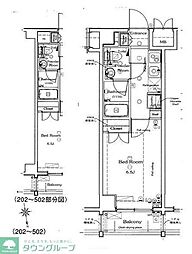 GrandTruth浮間公園 1Kの間取図画像